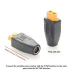5Pcs XT60 to DC Adapter XT60 Female to DC 7.9mm x 0.9mm Female Connector for Portable Power Station Solar Generator
