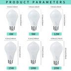 4PCS 20W 18W 15W 12W 9W 6WLampada LED E27 Radar Motion Sensor Light Bulb 189-265V Infrared Detection Smart Lamp Working in Night