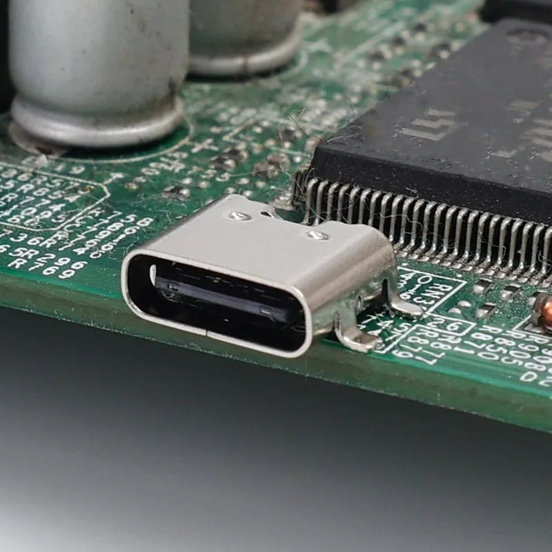 50PCS/Box Type C USB 3.1 6/16 Pin Connector Type-C Socket SMD DIP Female Jack for PCB High Current Charging Port Transfer Data