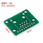 1Pcs RJ45 Adapter Board To XH2.54 Modular Ethernet Connector Adapter Network Interface + Breakout Board + Pin Header