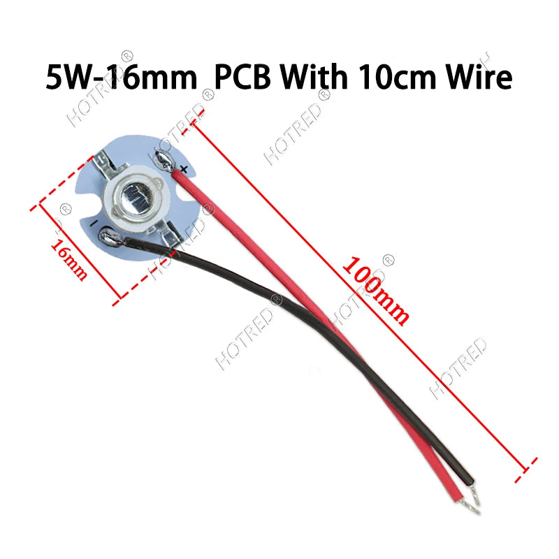 1-10pcs IR LED 3W 5W 1050nm High Power Infrared Chip 1.2-1.8V 700mA 1400mA Diode Light Laser Lamp for Night Vision CCTV Camera
