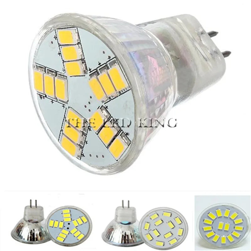 Super Bright MR11 COB 6W 9W 12W LED Bulb GU4 5730 12V, Warm White / 4000K / Cold White LED Bulb Factory Wholesale Price!