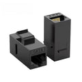 1-20Pcs 10Gbps Cat6 Keystone Coupler RJ45 Keystone Jack Couplers Female to Female Modular Connector for Patch Panel Wall Plate
