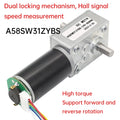A58SW-31ZYS DC 12V 24V High Torque Worm Gear Motor Electric Engine
