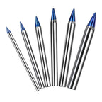 1pc Soldering Iron Tips Blue Pointed Welding Tips 30/40/60/80/100/150W External Heat Soldering Iron Lead-Free Station Solder