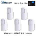433MHz Wireless Pet-immunity PIR Motion Sensor Detector 15kg Pet Immune EV1527 Code Smart Home Security Host Alarm Accessories