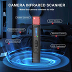 6-in-1 Anti-Spy Hidden Camera Detector GPS Tracker Finder RF Signal Eavesdropping Device Scanner for Hotel Travel Privacy