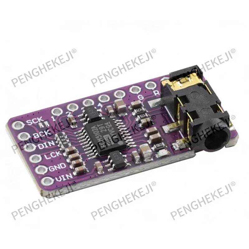1let Interface I2S PCM5102A DAC Decoder GY-PCM5102 Player Module For Raspberry Pi pHAT Format Board Digital PCM5102 Audio Board