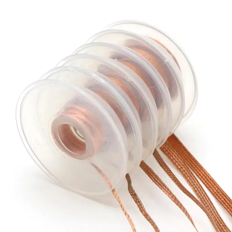 Copper Desoldering Mesh Solder Wick Low Residue No Clean Flux Tin Removal Wire For Electronics BGA PCB Soldering Repair Tools