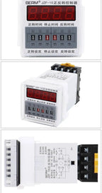 JZF-10 Motor Forward And Reverse Automatic Cycle Controller Relay Adjustable Time With Base