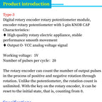 1/5/10Pcs 360 Degrees EC11 Rotary Encoder Module For Arduino Brick Sensor Switch Development Board KY-040 With Pins Liludin