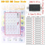DIP SMD Zener Diode TVS Diodes Fast Switching Schottky Diode Assorted Kit DIY Mix Electronic set