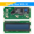 LCD1602 1602 LCD Module Blue / Yellow Green Screen 16x2 Character LCD Display PCF8574T PCF8574 IIC I2C Interface 5V for Arduino