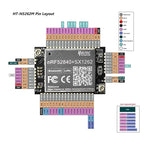 H ELTEC AUTOMATION HT-N5262M Meshtastic Tracker Mesh Node Lorawan NRF52840 SX1262 Lora BLE For Arduino Low Power IOT,