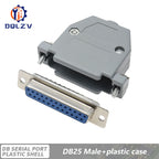 DB15 DB25 DB9 DB37 Parallel Serial Port Fmale/Male Solder Connector+Plastic Assemble Shell Cover 37 9 15PIN VGA Adapter