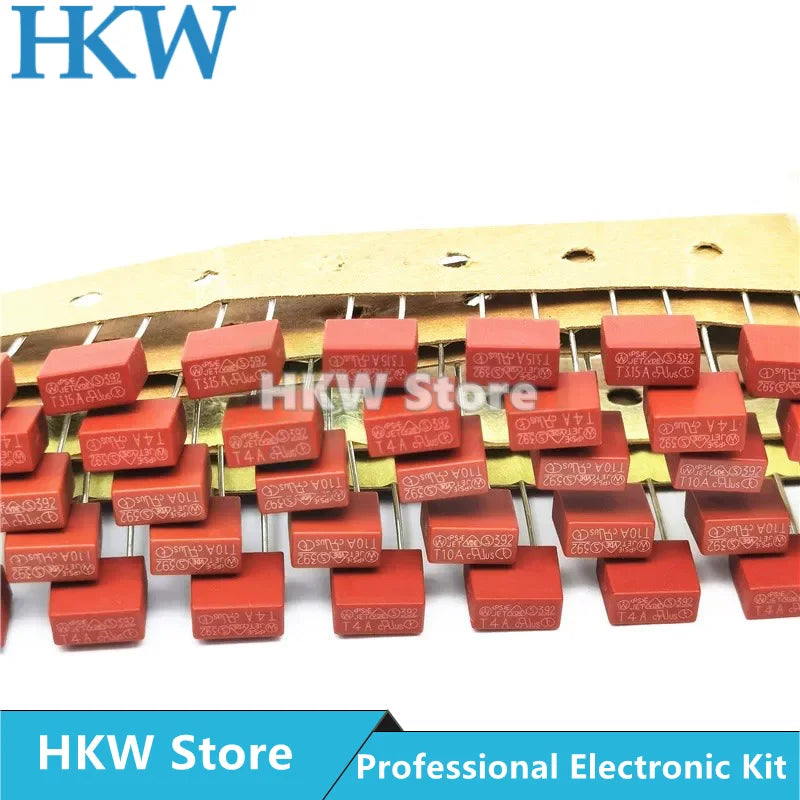 10-20pcs Square Fuse Slow Blow T0.5A T0.8A T1A T1.6A T2A T2.5A T3.15A T4A T5A T6.3A T8A T10A 250V 392 Plastic LCD TV Power Board