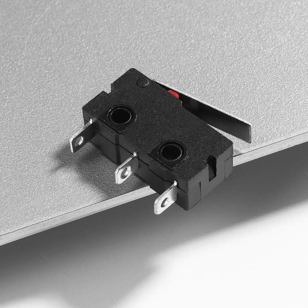 12Pcs Micro Limit Switch Straight Lever Precision Compact Mechanical Electronic Equipment Industrial Automation Small Push
