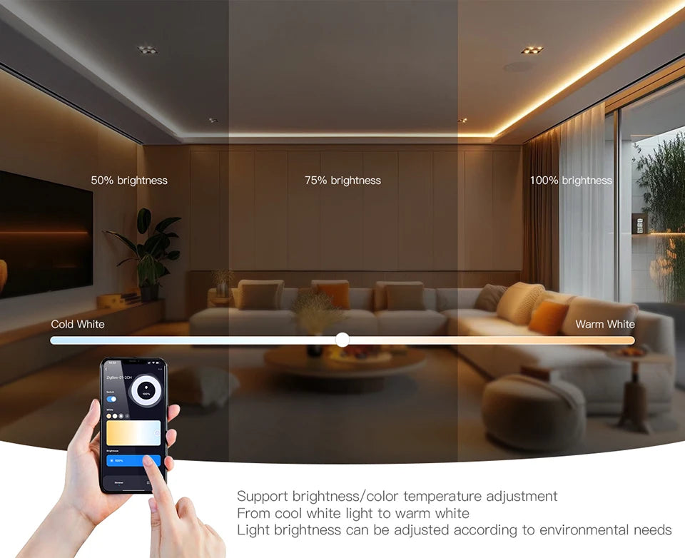 WiFi LED Strip Lights Switch LED Controller Zigbee 3.0 DC5V-24V Tuya CCT RGB RGBW RGBCCT COB Neon Tape Dimmable Smart Dimmer