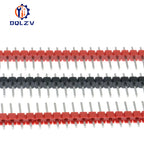 10PCS 40 Pin 1x40 Single Row Male 2.54 Breakable Pin Header Connector Strip For Arduino White/Black/Red/Blue/Green/Yellow