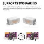1-10 PCS DIY BT Audio Receiver Board DC 3.5V-5V 5W Mono Amplifier Decoder Board MP3 Player TWS 3.5mm AUX Speaker Stereo Module