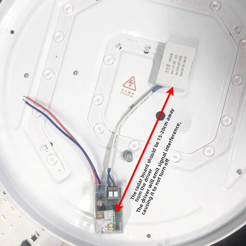 110V-220v Human Presence Sensor 24G Microwave Radar Controller Detection Micro-motion Breathing  Motion Sensor Switch