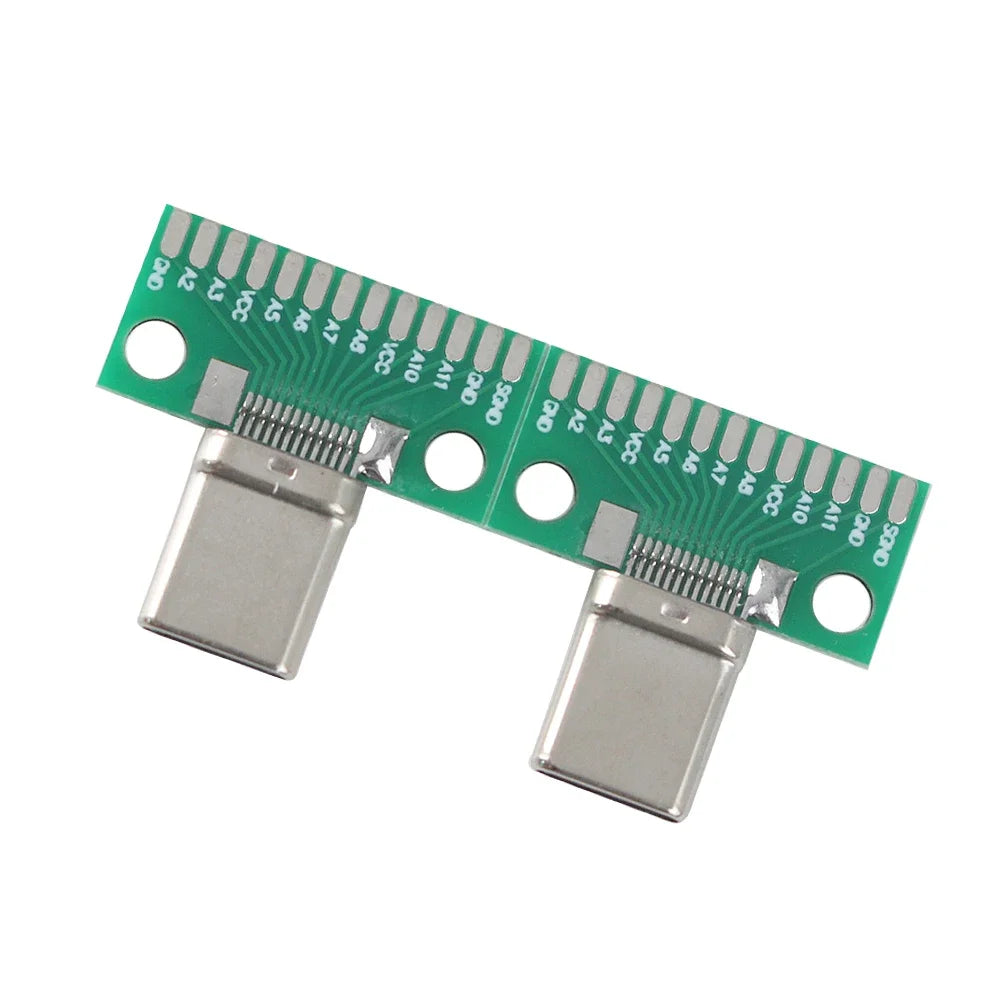Type-C Test Board USB 3.1 Connector Module PCB Board Male /Female / Male to Female Head Convertor USB3.1 Transfer Adapter Plate