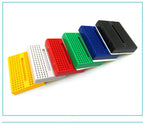 2PCS SYB-170 Mini Solderless Prototype Experiment Test Small Breadboard Kit With 170 Tie Points Plus Adhesive Back 35*46*8mm