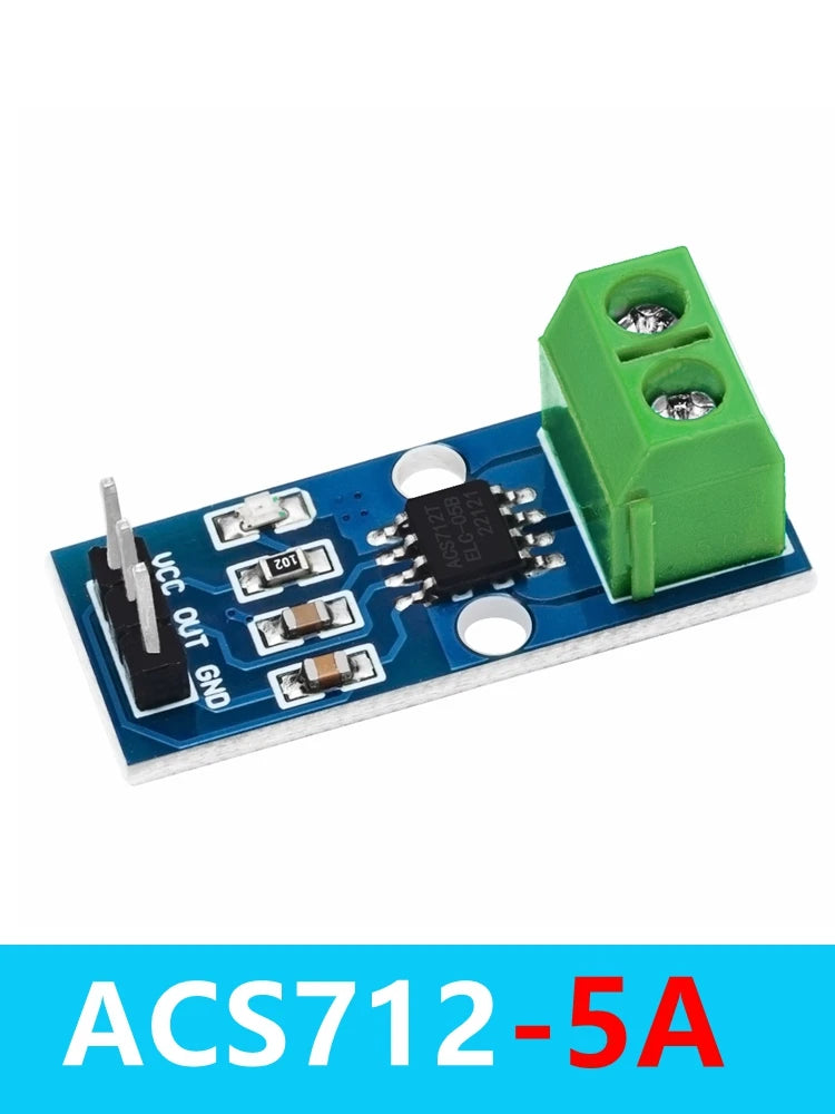1~10PCS ACS712 5A 20A 30A  Range Hall Current Sensor Module ACS712 Module For Arduino 5A 20A 30A