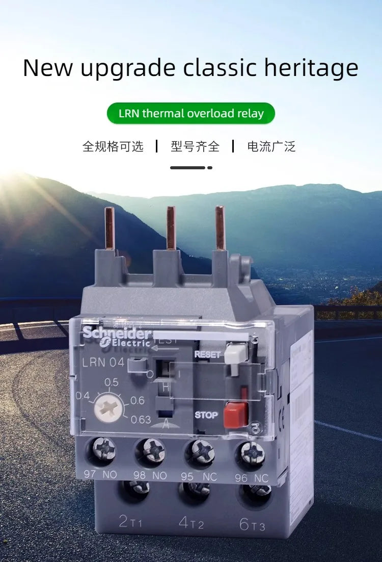 Schneider Electric Three-Pole Thermal Overload Relay LRN10N LC1N AC Contactor Thermal Magnetic Release Protector LAEB1N Base