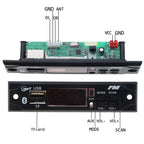 1-10PCS Bluetooth 5.3 Car Kit Wireless MP3 Decoder Board Audio 12V WMA Car Music Player Module Lossless Audio USB AUX TF Radio