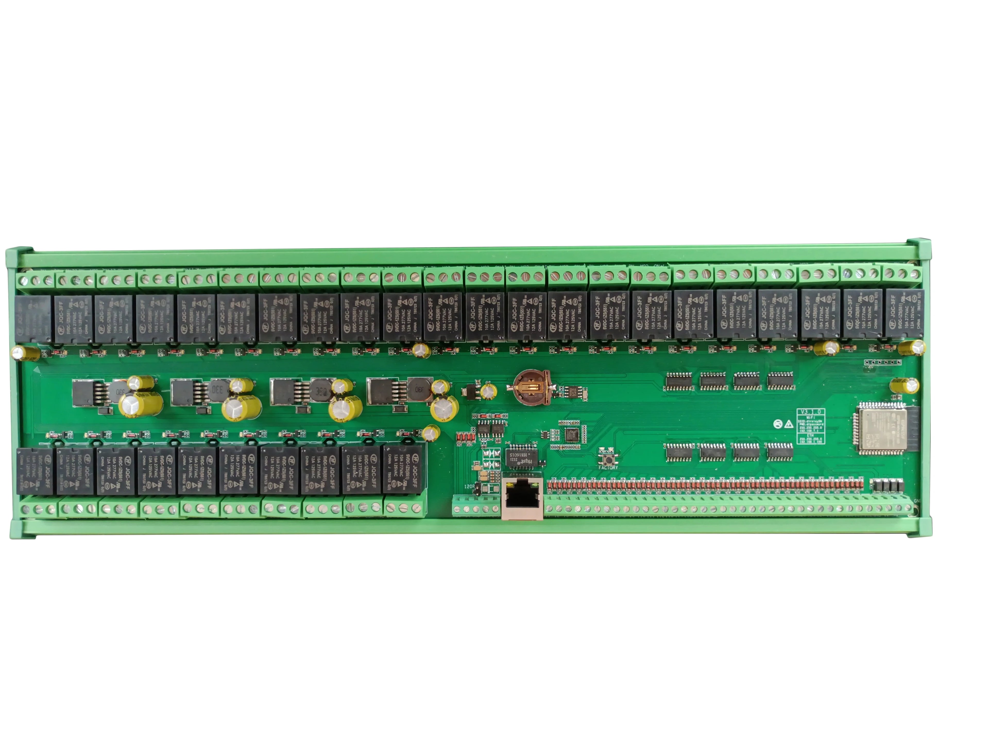 Ethernet Relay Board Network MQTT Home Assistant Domoticz Modbus WiFi RS485 CAN Module HTTP Web TCP UDP CoAP IP Watchdog Timer