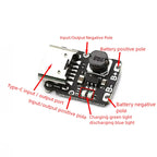 Type-C USB TP4057 1A Lithium Battery Charging Protection Board Module Polymer Battery Over TP4056 With Temperature Protection