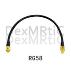 Wifi Router Extension RP SMA Male to Reverse Female Pigtail Cable Adapter RG316  RG174 RG178 RG58 RG142