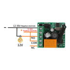 DC 12V 24V 36V 433 MHz Remote Control Wireless Switch 1 CH RF Relay Receiver and 1CH Transmitter for Door Electromagnetic Lock