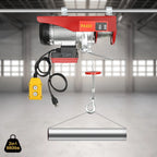 880LBS 110V Electric Winch, 2 in 1 Electric Hoist Winch with 328ft Wireless Remote Control Emergency Stop Heavy Duty Lift Hoist for Factory Garage Warehouse