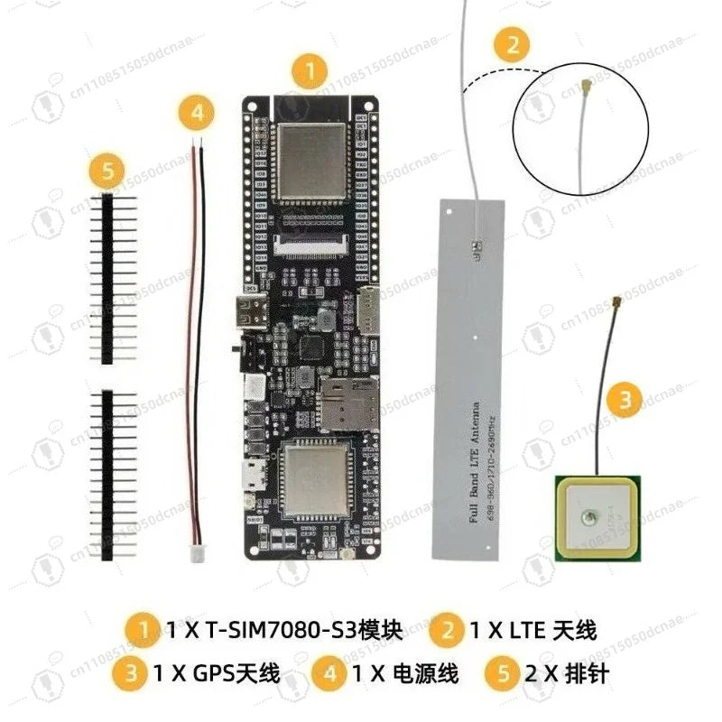 ESP32-S3 SIM7080G Development Board Cat-M NB-IoT TF Card PMU WiFi Bluetooth IoT Module