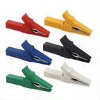 4mm Multimeter Pen Cable Probes Alligator Clip 55mm Battery Test Crocodile Clamp Connector for Banana Plug Alligator Clip 6pcs
