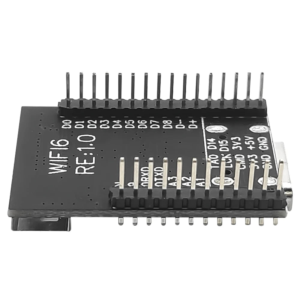 Wifi6 ESP32 C6 Development Board RISC-V 32-Bit ESP32-C6 N4 BT Wifi Module with Crystal Oscillator RGB LED 4MB FLASH USB Type-C