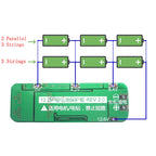 3S 20A Li-ion Lithium Battery 18650 Charger PCB BMS Protection Board For Drill Motor 12.6V Lipo Cell Module 64x20x3.4mm