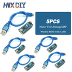 1-10pcs For Nano V3.0 Micro Controller Module ATmega328P Module Nano Board CH340 USB Cable Compatible with Arduino Nano V3.0