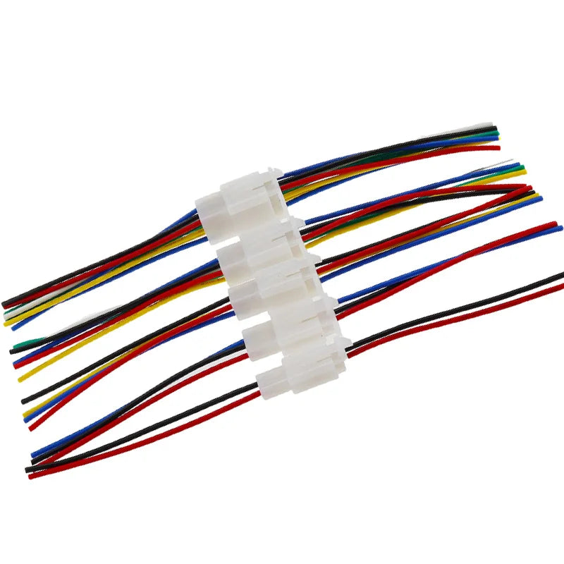 1set 2.8mm 2/3/4/6/9 pin Automotive Quick connection Electrical wire connector Male Female cable terminal plug Kits Motorcycle