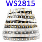 5m 12V WS2811 WS2815 5V WS2812B ECO WS2813 Dual Signal RGB IC 3PIN 4PIN Pixels LED Light Strip Addressable 30 60 LEDs IP30 65 67