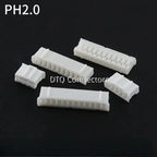 50pcs/LOT JST PH 2.0 female material PH2.0 2mm pitch Connectors Leads Header Housing PH-Y