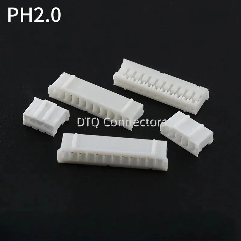 50pcs/LOT JST PH 2.0 female material PH2.0 2mm pitch Connectors Leads Header Housing PH-Y