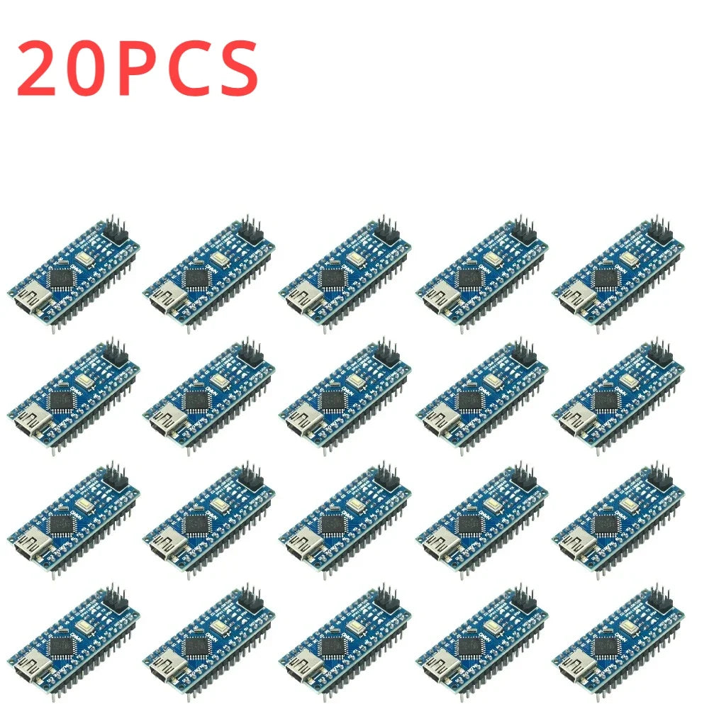 5 - 100 PCS Mini Nano 3.0 With the Bootloader Compatible Nano Controller for Arduino CH340 USB Driver 16Mhz ATMEGA328P