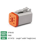 588pcs Deutsch Type Connector Kit Waterproof Wire DT Series Connector set DT06 04 2/3 / 4 pin 6/8/12 pin Sealed Plug