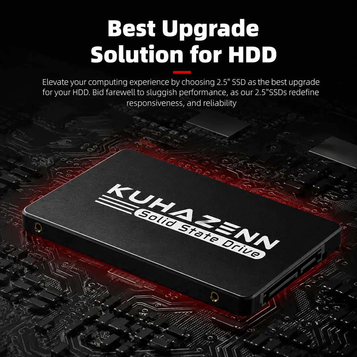 512GB 2.5" SATA3 SSD 3D NAND Flash Internal Solid State Drive Compatible with PS4 Laptop Desktop