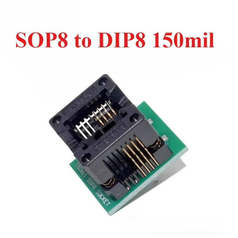 1PCS  CH341A CH341B 24 25 Series EEPROM Flash BIOS USB Programmer Module SOIC8 SOP8 Test Clip For EEPROM 93CXX / 25CXX / 24CXX