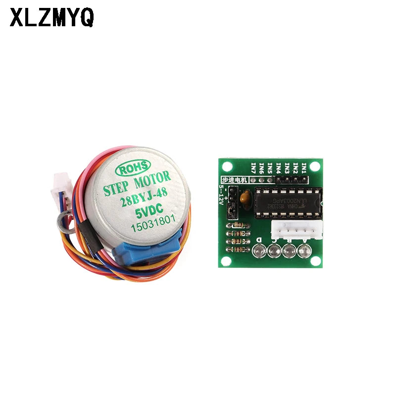 5pcs 28BYJ-48 ULN2003 5V 12V Stepper Motor + ULN2003 Gear Driver Board Stepper Motor Module For Arduino 28BYJ DIY Kit