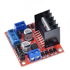 1/2/5pcs L298N Driver Board Module Dual H Bridge DC Stepper Motor Smart Car Robot Breadboard High Power L298 DC Motor Driver
